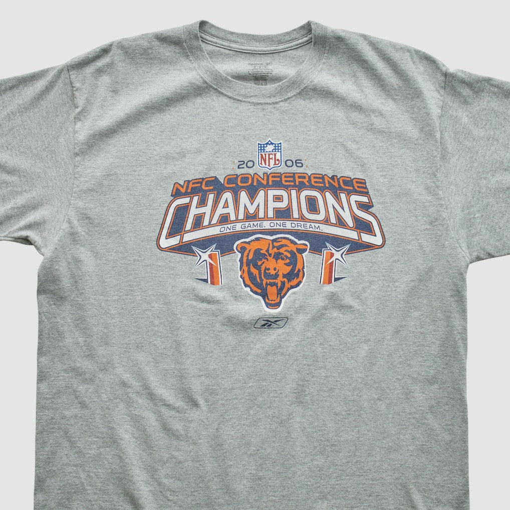 Chicago Bears Reebok 2006 T-shirt - Heather Gray T-shirts