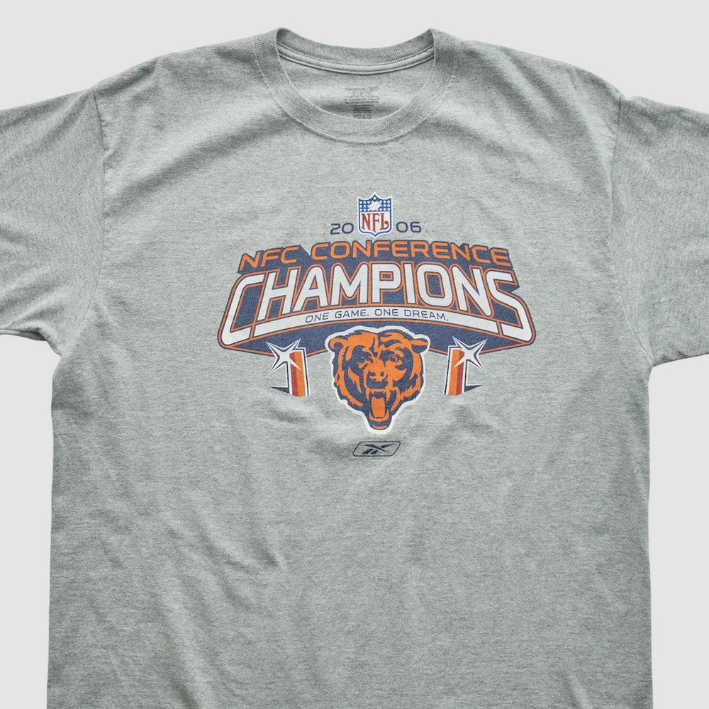 Chicago Bears Reebok 2006 T-shirt - Heather Gray T-shirts