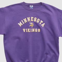 Minnesota Vikings Champion 90s Pullover Sweatshirt - Purple Pullover