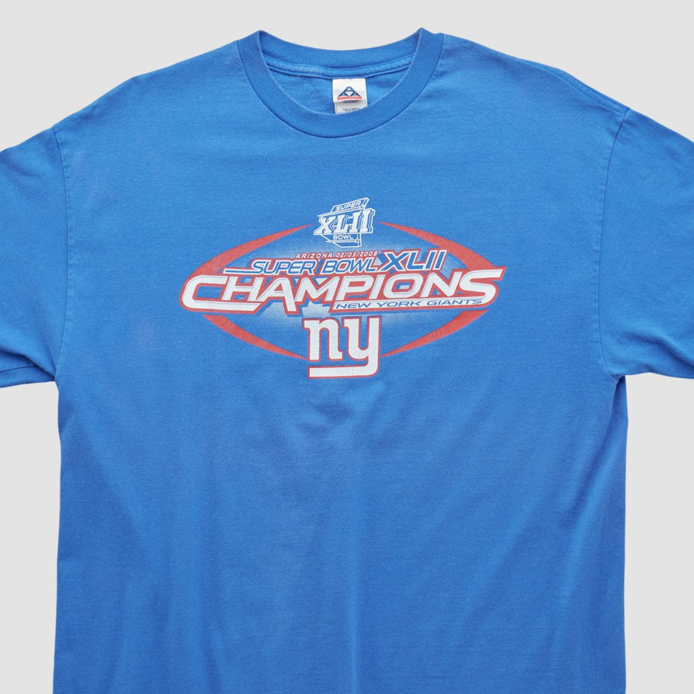 New York Giants Alstyle 2008 T-shirt - Blue T-shirts