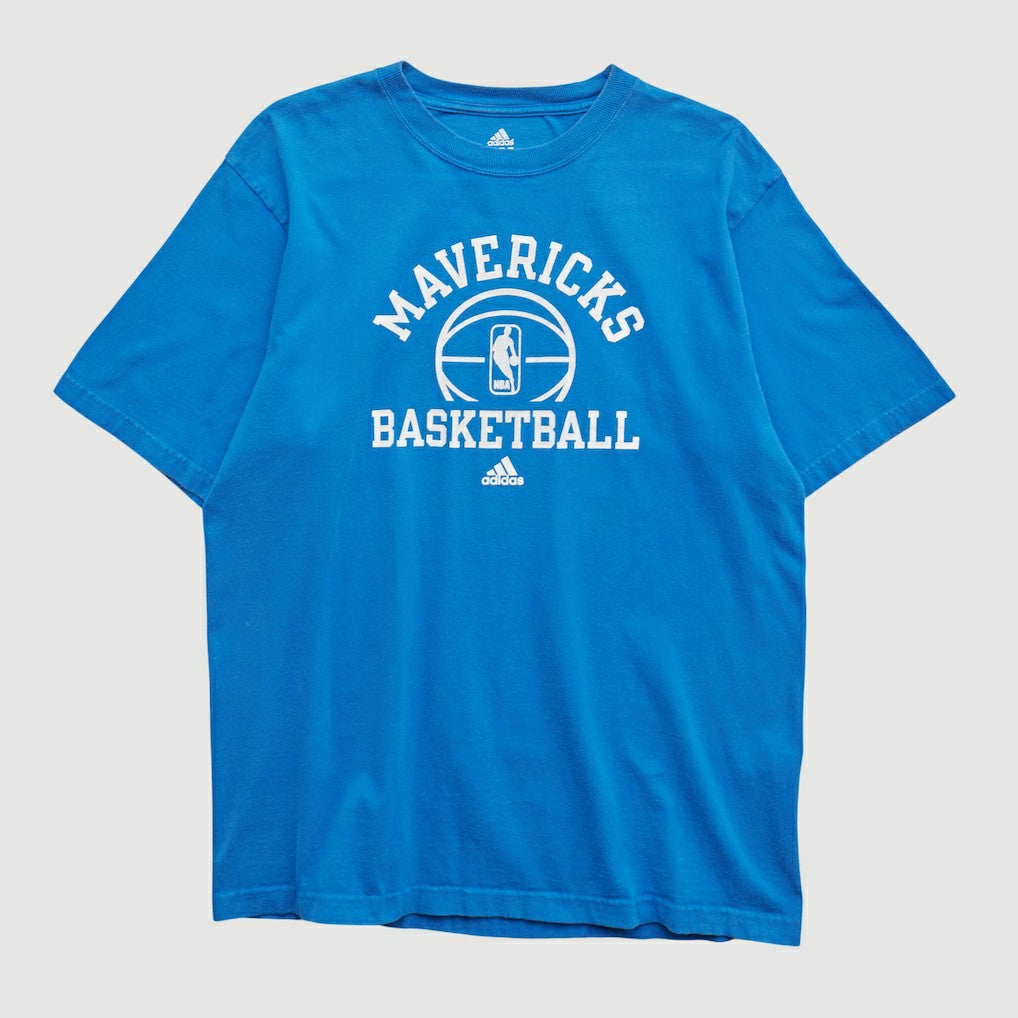 Dallas Mavericks 2010s T-shirt Blue Vintage - Adidas