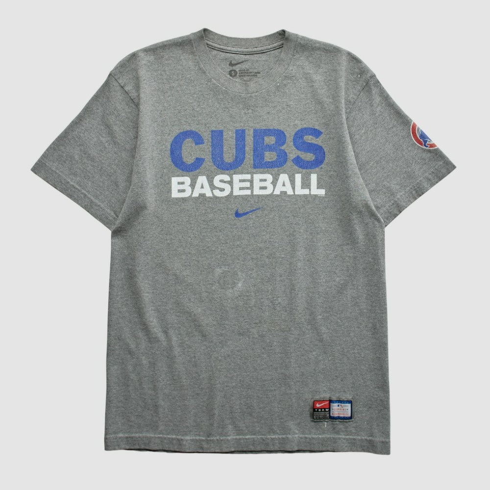 Chicago Cubs Nike 2000s T-shirt - Dark Heather Gray - Vintage T-shirts