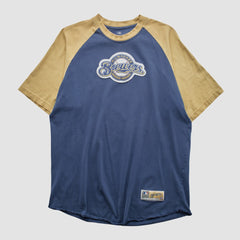 Milwaukee Brewers MLB Genuine Merchandise 2000s T-shirt - Navy - Vintage T-shirts