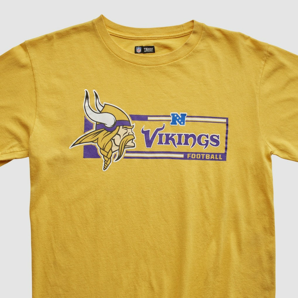 Minnesota Vikings NFL 2010s Long Sleeve T-shirt - Yellow T-shirts