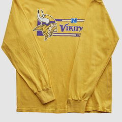 Minnesota Vikings NFL 2010s Long Sleeve T-shirt - Yellow T-shirts