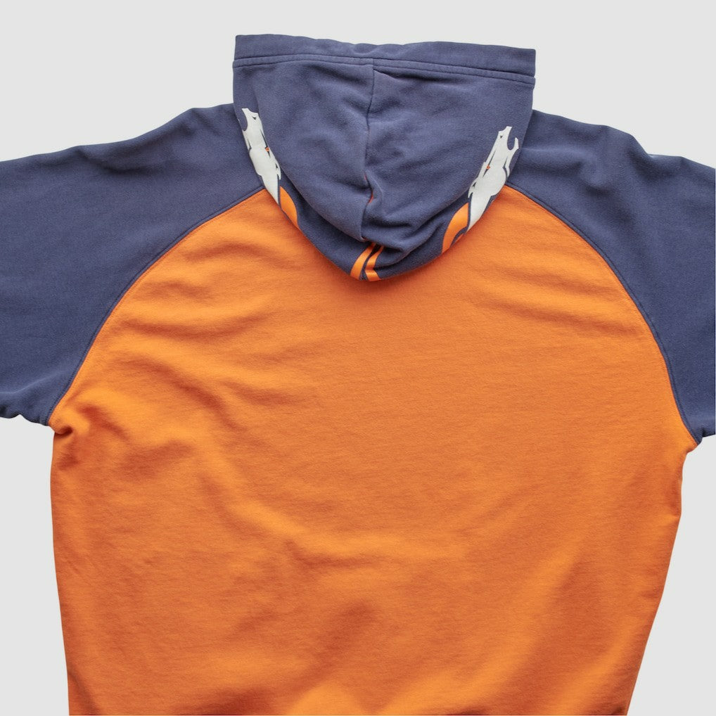 Denver Broncos Reebok 2000s Hooded Pullover Sweatshirt - Orange Pullover