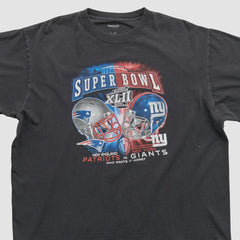 Super Bowl XLII Reebok 2008 T-shirt - Black T-shirts