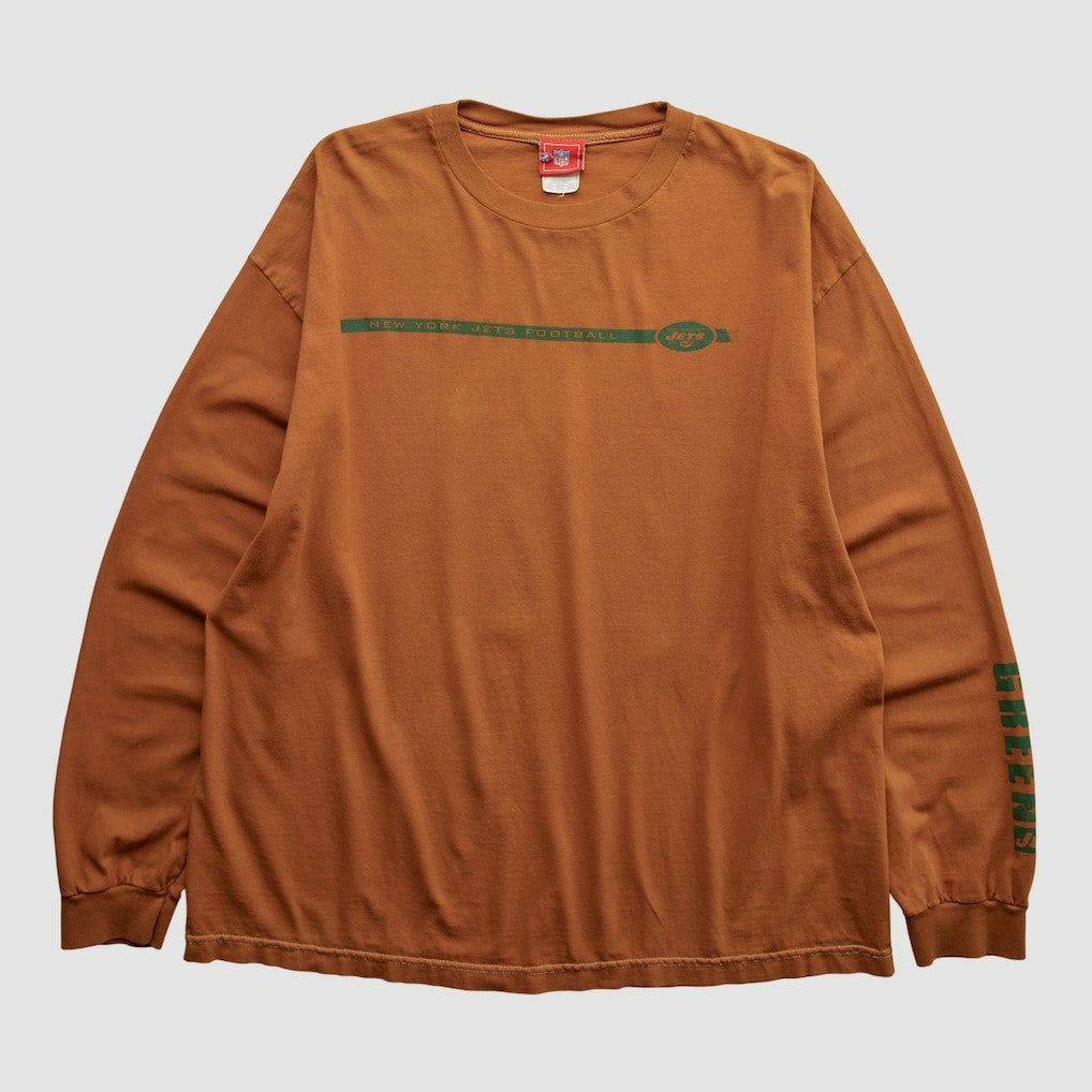 New York Jets NFL 2000s Long Sleeve T-shirt - Clay T-shirts