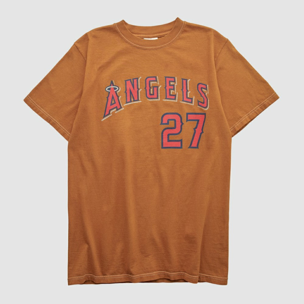 Los Angeles Angels Majestic 2000s T-shirt - Clay - Vintage T-shirts