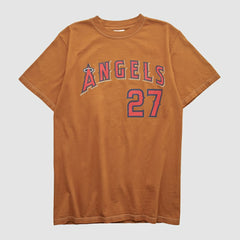 Los Angeles Angels Majestic 2000s T-shirt - Clay - Vintage T-shirts