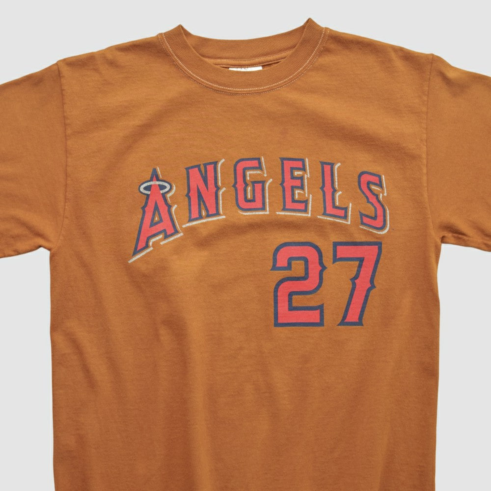 Los Angeles Angels Majestic 2000s T-shirt - Clay - Vintage T-shirts