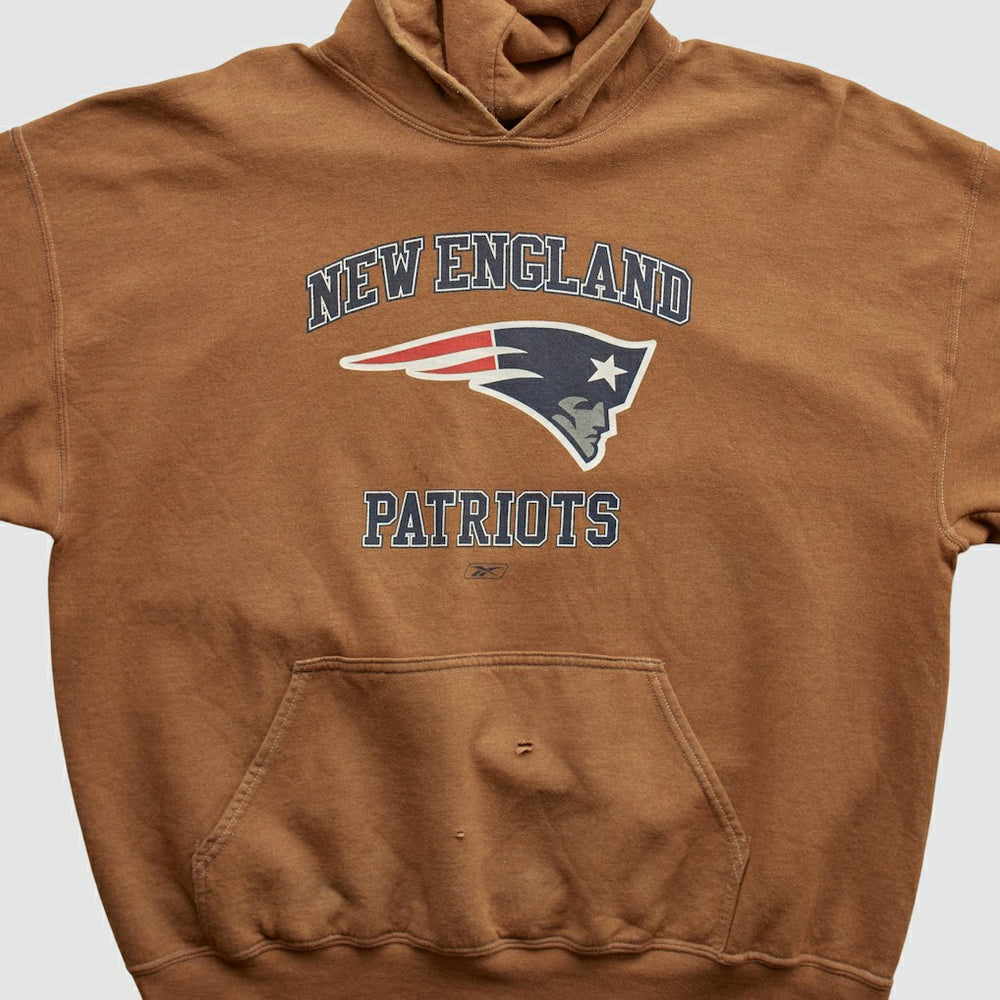 New England Patriots NFL 2000s Hooded Pullover Sweatshirt - Clay Pullover