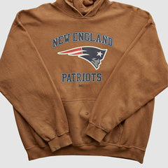 New England Patriots NFL 2000s Hooded Pullover Sweatshirt - Clay Pullover