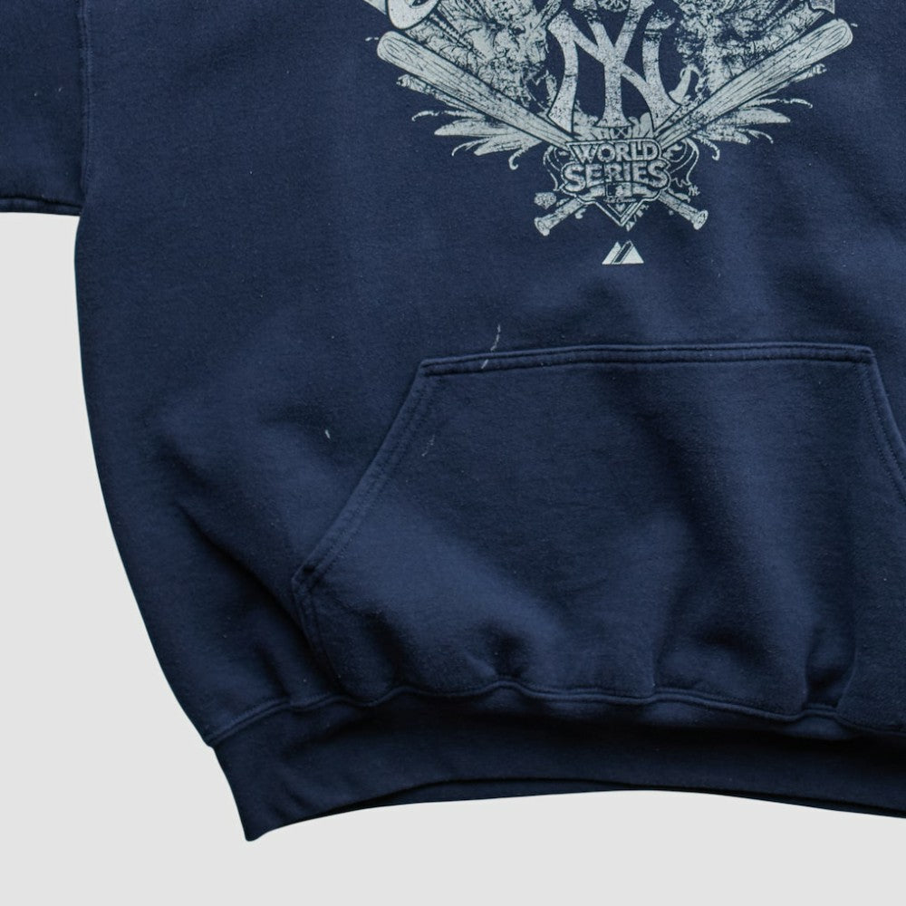 World Series Gildan 2009 Hooded Pullover Sweatshirt - Navy - Vintage Pullover
