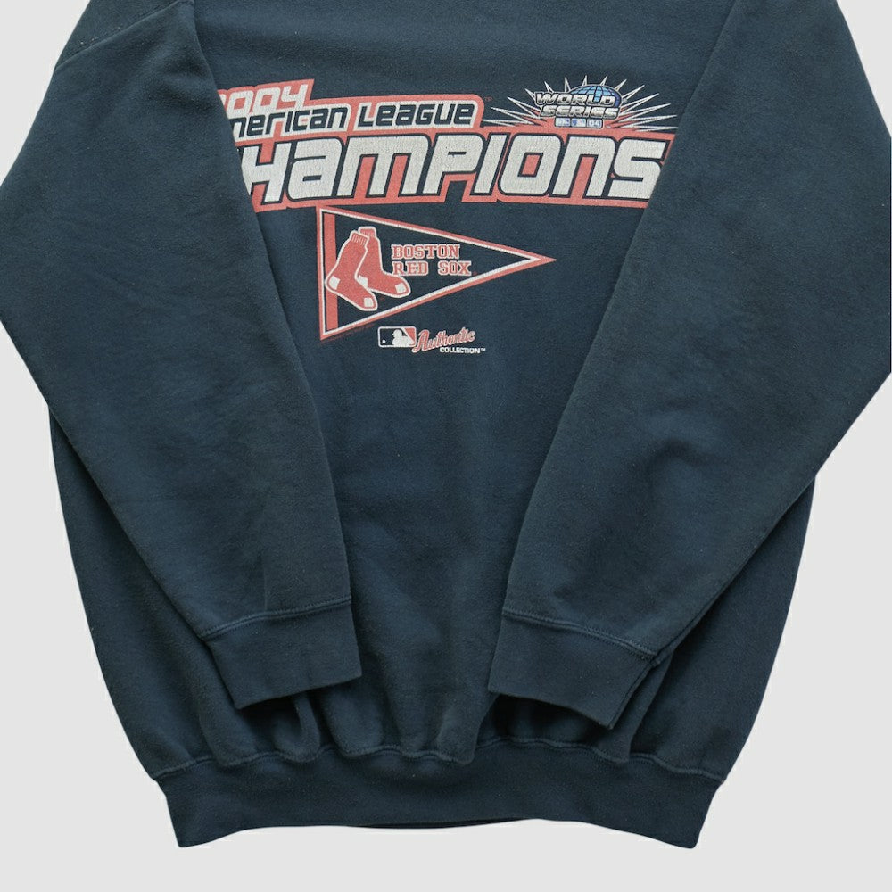 Boston Red Sox 2004 Pullover Sweatshirt - Black - Vintage Pullover