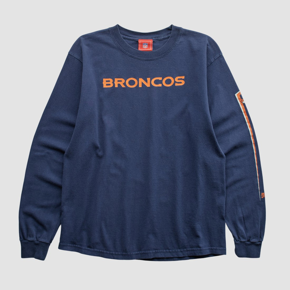 Denver Broncos NFL 2000s Long Sleeve T-shirt - Navy T-shirts