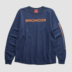 Denver Broncos NFL 2000s Long Sleeve T-shirt - Navy T-shirts
