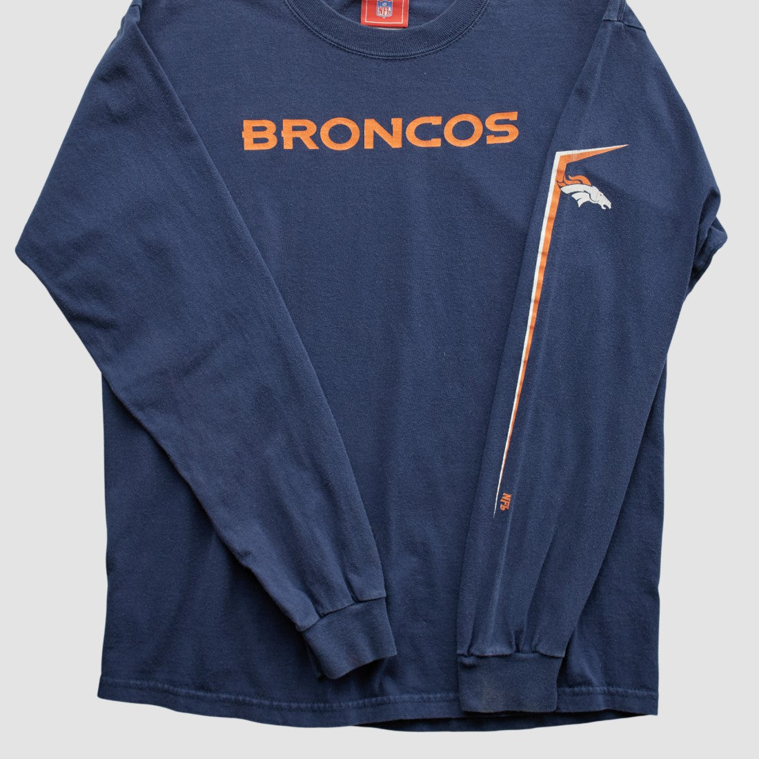Denver Broncos NFL 2000s Long Sleeve T-shirt - Navy T-shirts