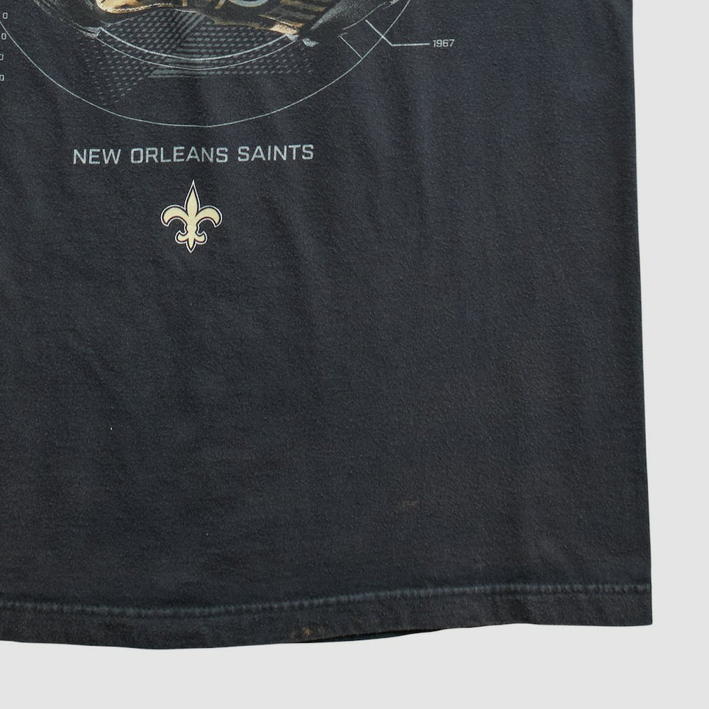 New Orleans Saints 2010s T-shirt - Black T-shirts