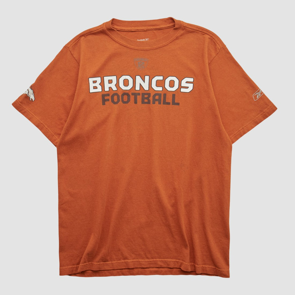 Denver Broncos Reebok 2000s T-shirt - Orange T-shirts