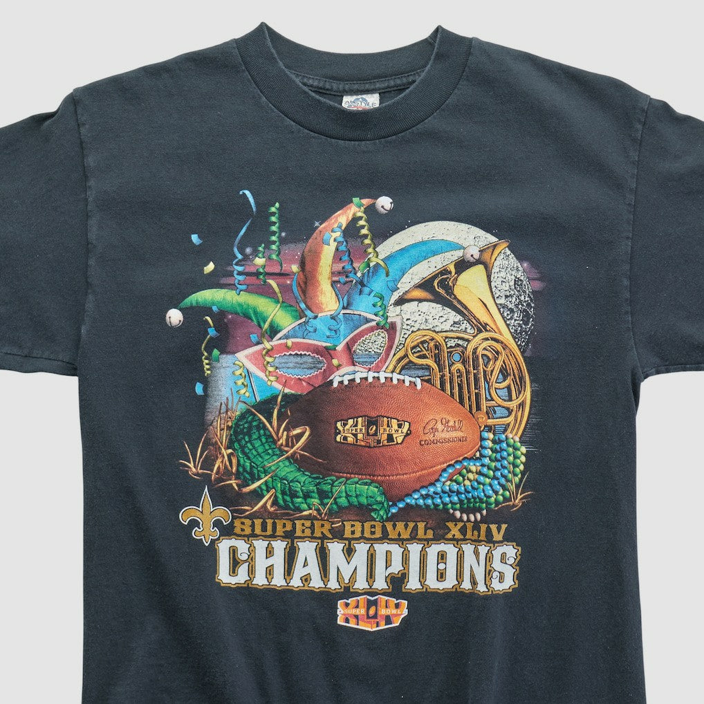 New Orleans Saints Alstyle 2010 T-shirt - Black T-shirts