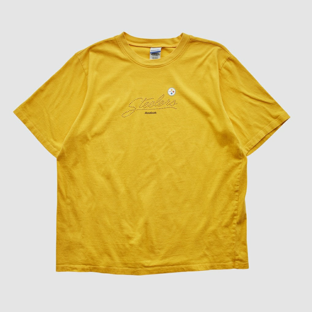 Pittsburgh Steelers Reebok 2000s T-shirt - Yellow T-shirts