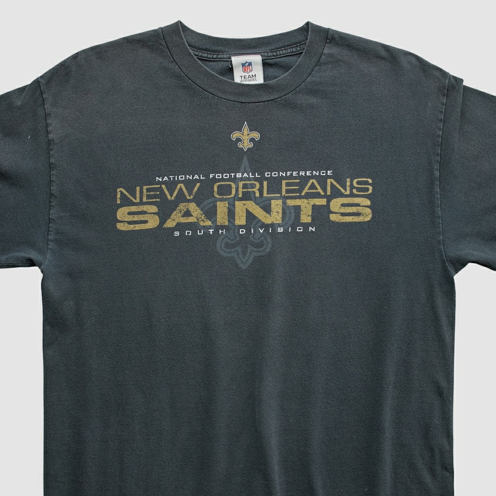 New Orleans Saints NFL 2010s Long Sleeve T-shirt - Black T-shirts
