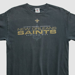 New Orleans Saints NFL 2010s Long Sleeve T-shirt - Black T-shirts