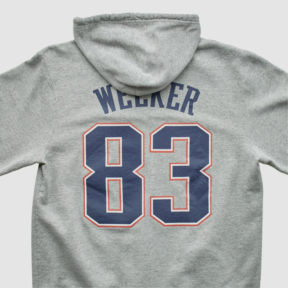 New England Patriots Reebok 2000s Hooded Pullover Sweatshirt - Heather Gray Pullover