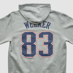 New England Patriots Reebok 2000s Hooded Pullover Sweatshirt - Heather Gray Pullover