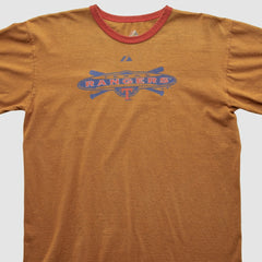 Texas Rangers Majestic 2000s T-shirt - Clay - Vintage T-shirts