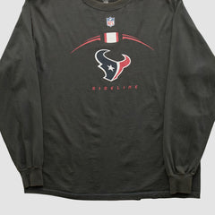 Houston Texans Reebok 2000s Long Sleeve T-shirt - Black T-shirts