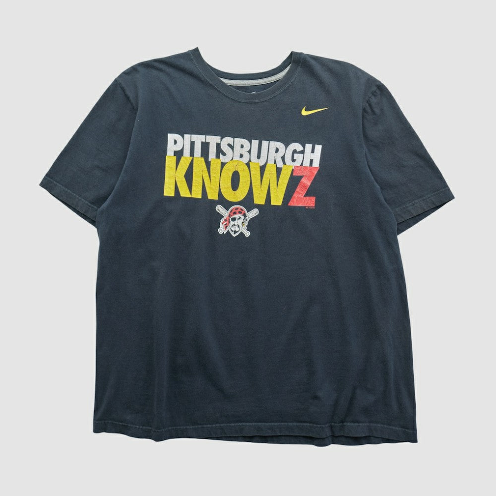 Pittsburgh Pirates Nike 2010s T-shirt - Black - Vintage T-shirts