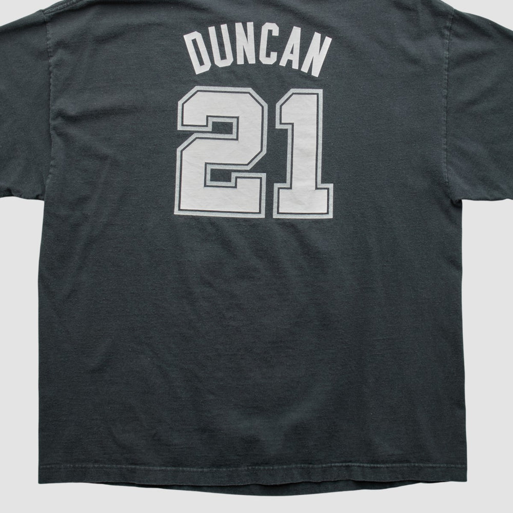 San Antonio Spurs NBA 2000s T-shirt Black Vintage - Vintage