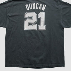 San Antonio Spurs NBA 2000s T-shirt Black Vintage - Vintage