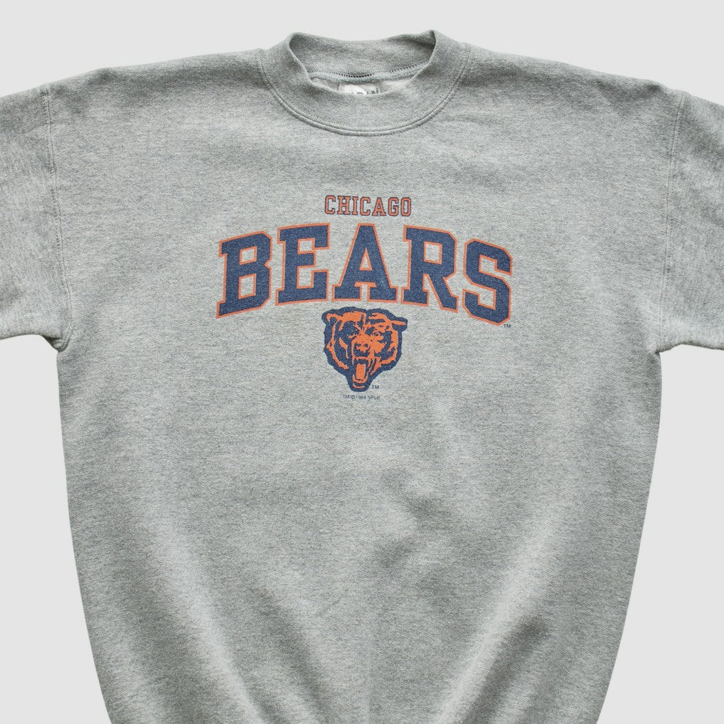 Chicago Bears Gildan 1999 Pullover Sweatshirt - Heather Gray Pullover