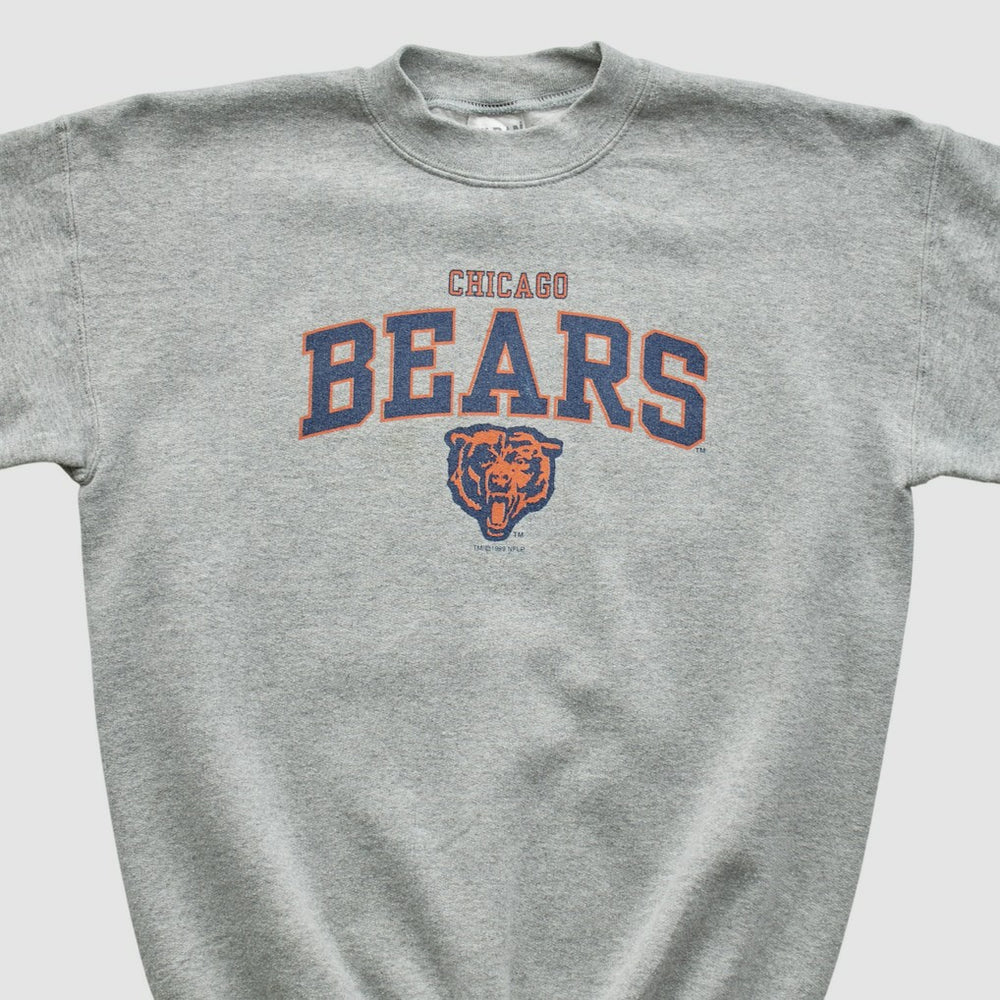 Chicago Bears Gildan 1999 Pullover Sweatshirt - Heather Gray Pullover