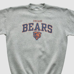 Chicago Bears Gildan 1999 Pullover Sweatshirt - Heather Gray Pullover