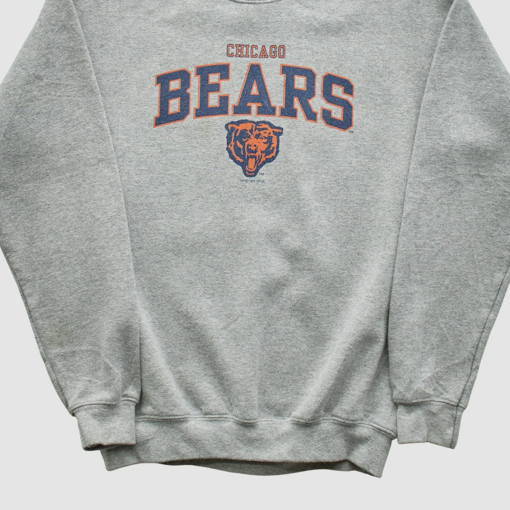 Chicago Bears Gildan 1999 Pullover Sweatshirt - Heather Gray Pullover
