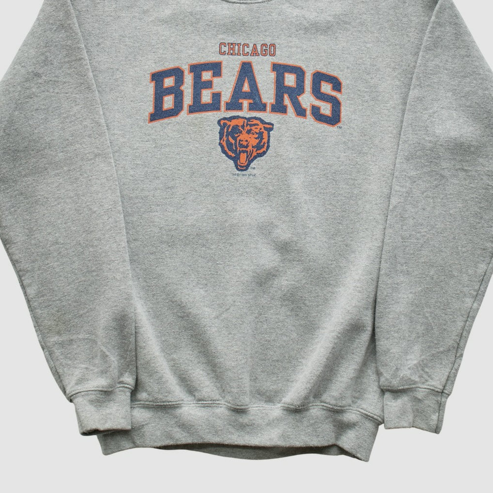 Chicago Bears Gildan 1999 Pullover Sweatshirt - Heather Gray Pullover