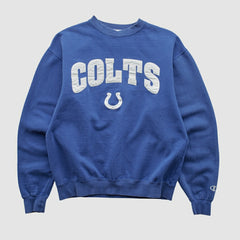 Indianapolis Colts Champion 2000s Pullover Sweatshirt - Blue Pullover