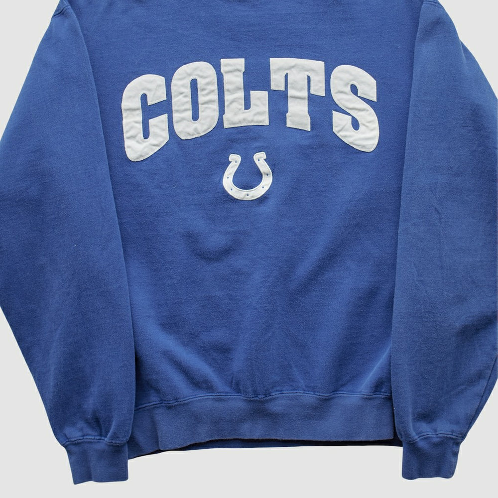 Indianapolis Colts Champion 2000s Pullover Sweatshirt - Blue Pullover