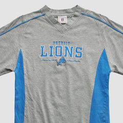 Detroit Lions NFL 2000s Long Sleeve T-shirt - Heather Gray T-shirts