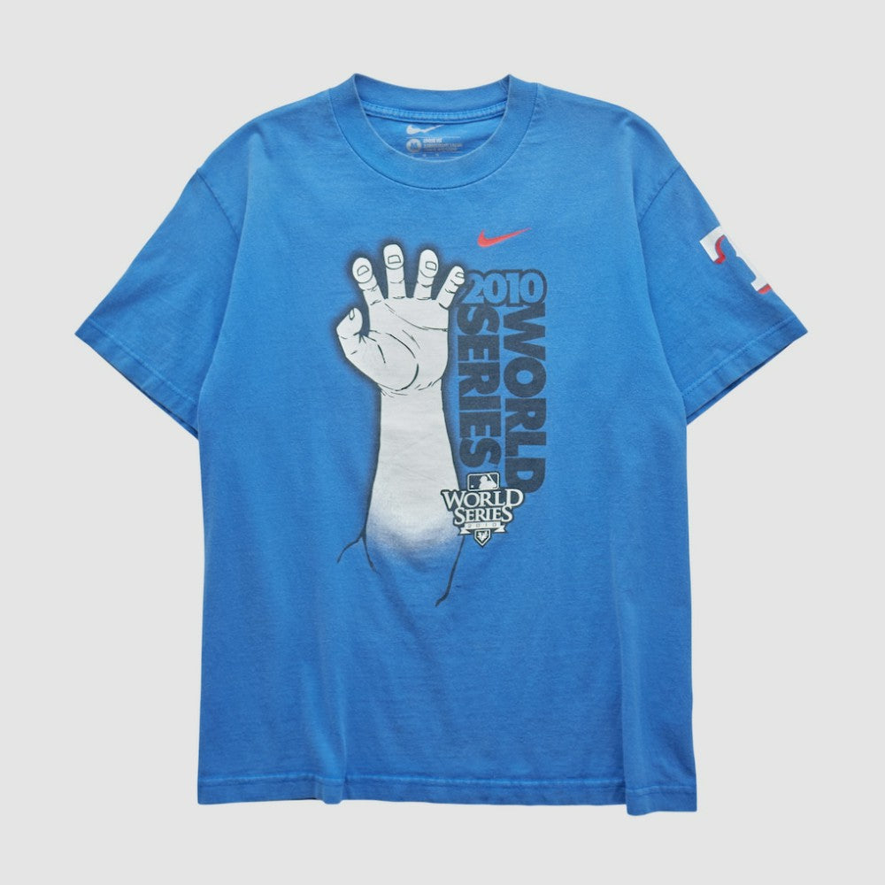 World Series Nike 2010 T-shirt - Blue - Vintage T-shirts