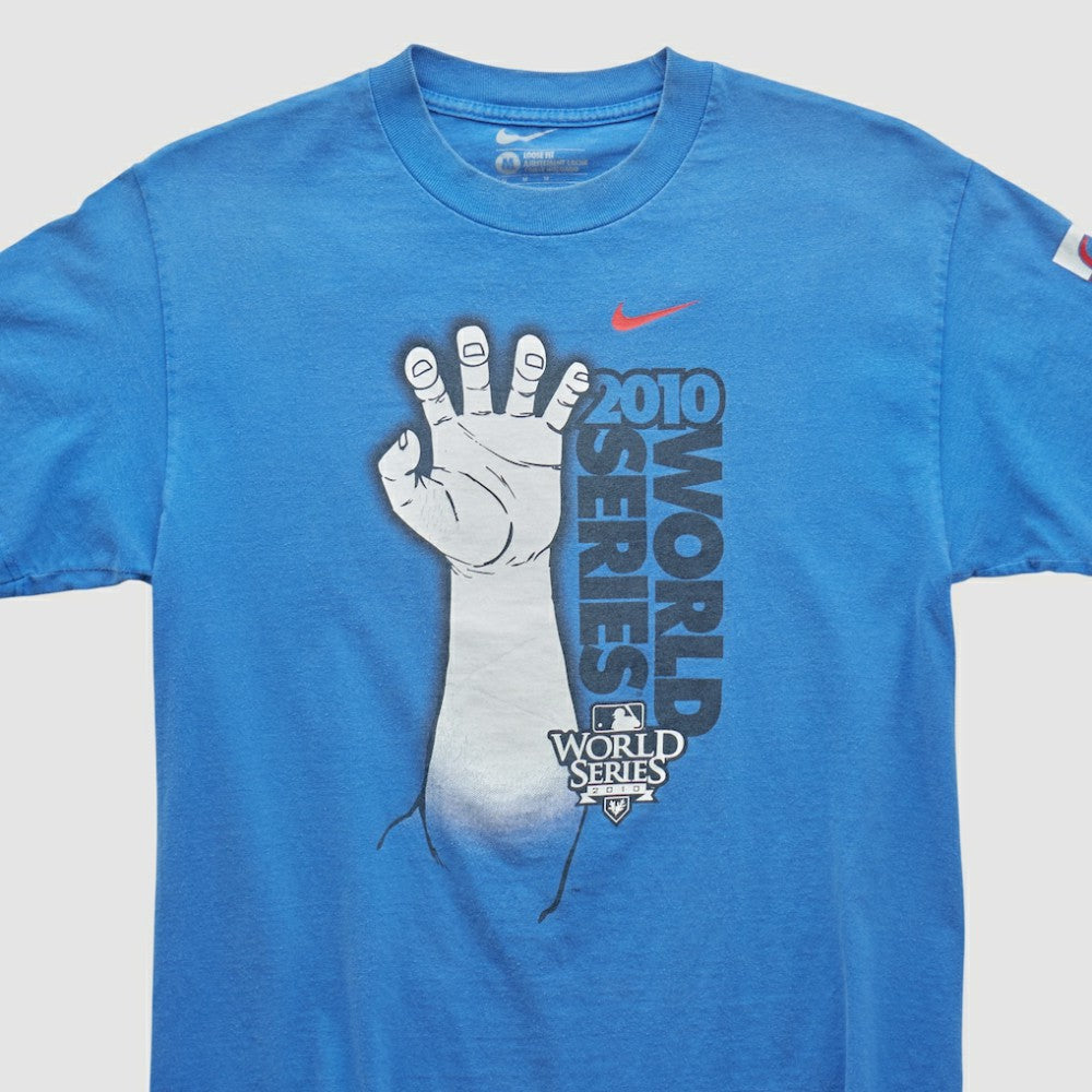 World Series Nike 2010 T-shirt - Blue - Vintage T-shirts