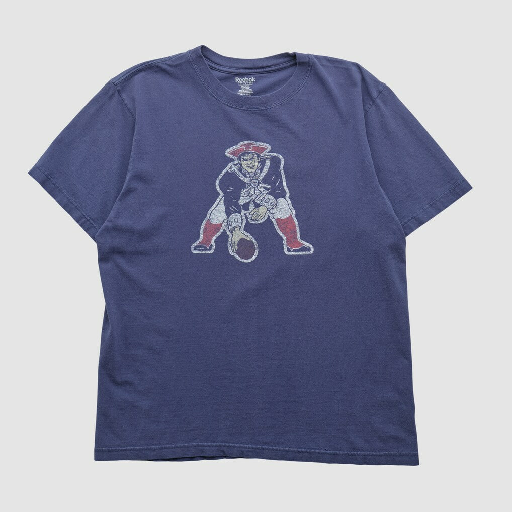 New England Patriots Reebok 2000s T-shirt - Navy T-shirts