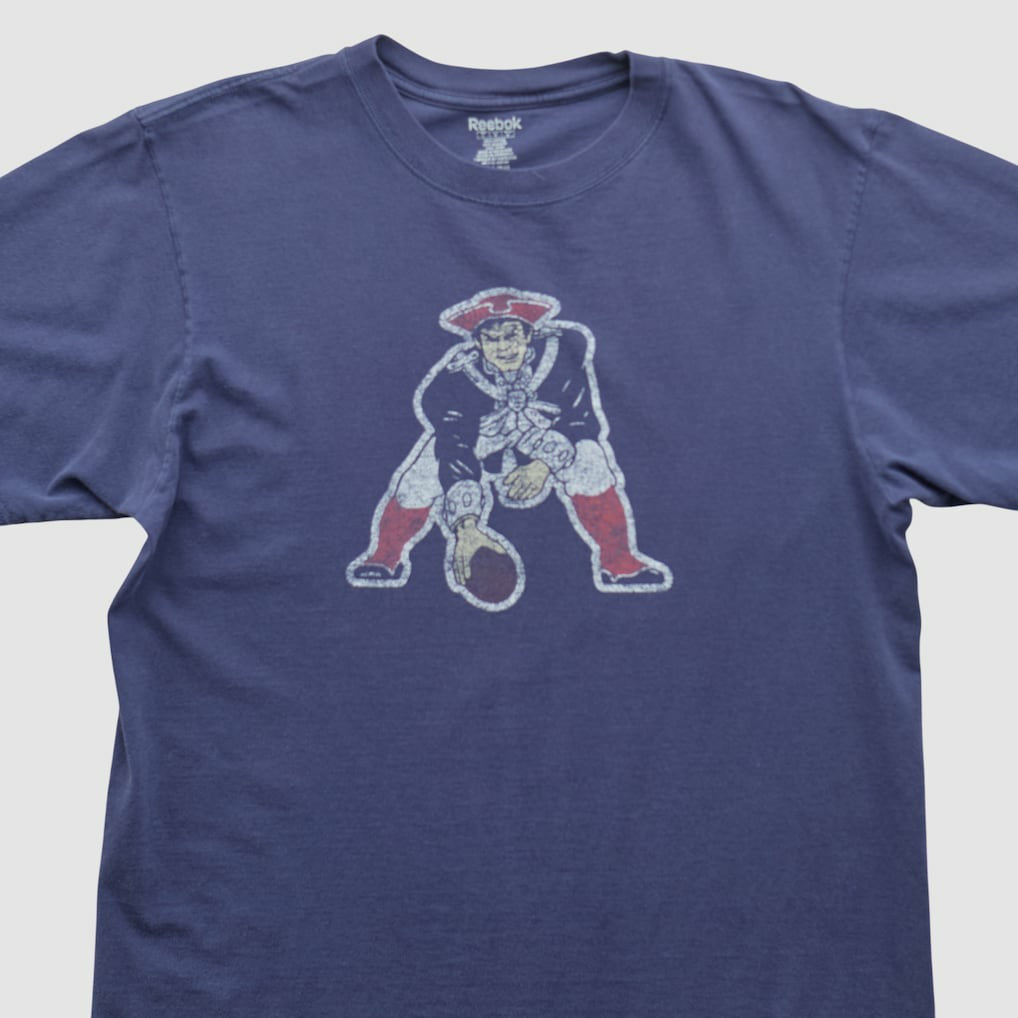 New England Patriots Reebok 2000s T-shirt - Navy T-shirts
