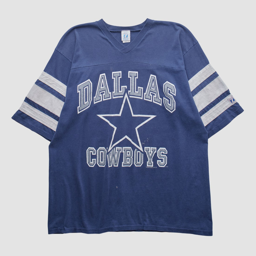 Dallas Cowboys Logo 7 90s T-shirt - Navy T-shirts