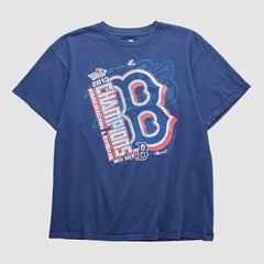 Boston Red Sox Majestic 2013 T-shirt - Navy - Vintage T-shirts