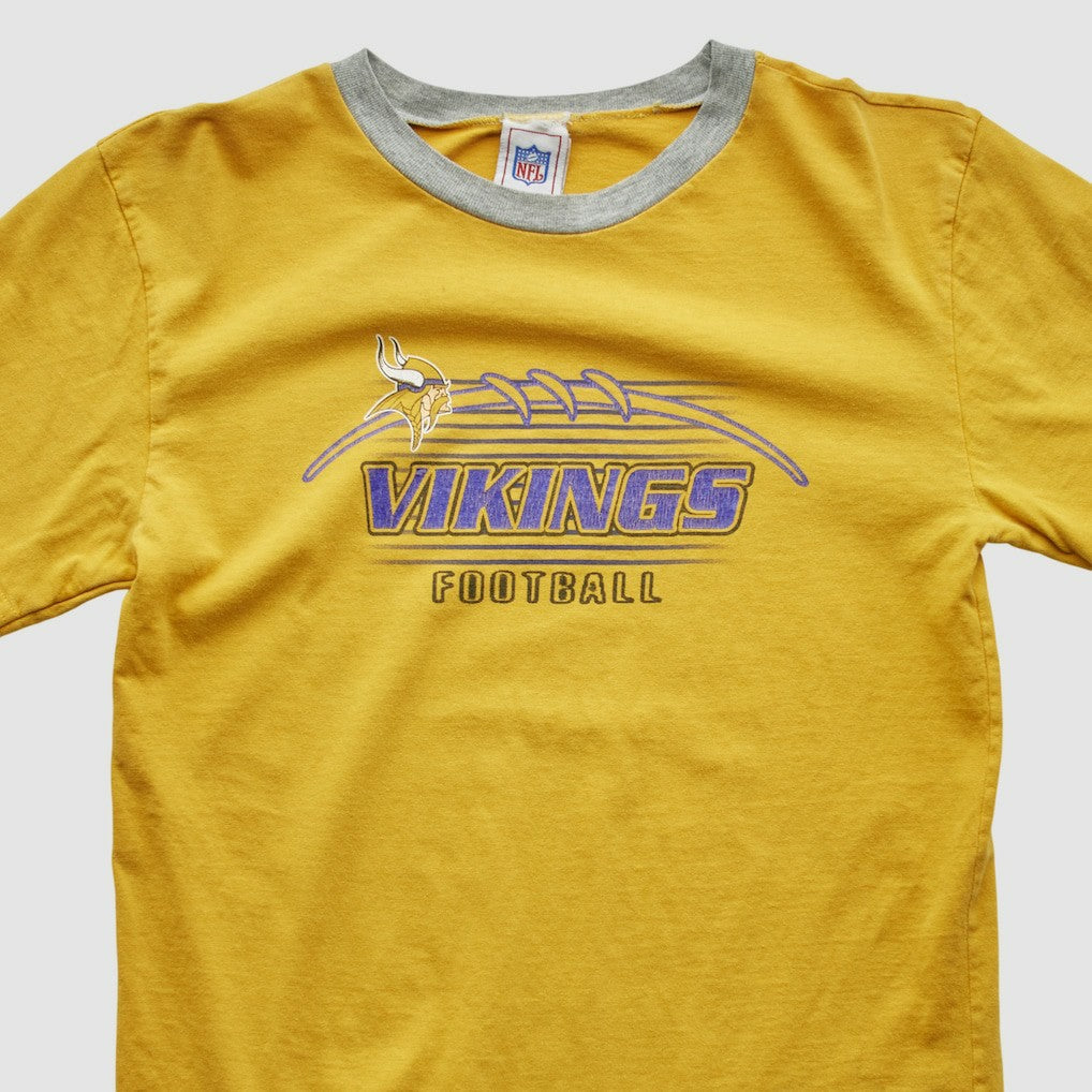 Minnesota Vikings NFL 2000s Long Sleeve T-shirt - Yellow T-shirts